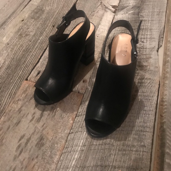 Apt. 9 Shoes - Open toe boots (never worn)